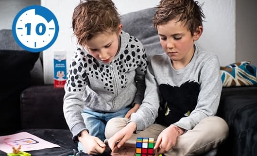 STAP 2: Laat 10 minuten intrekken.