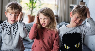 Jeukende kinderen door luizen
